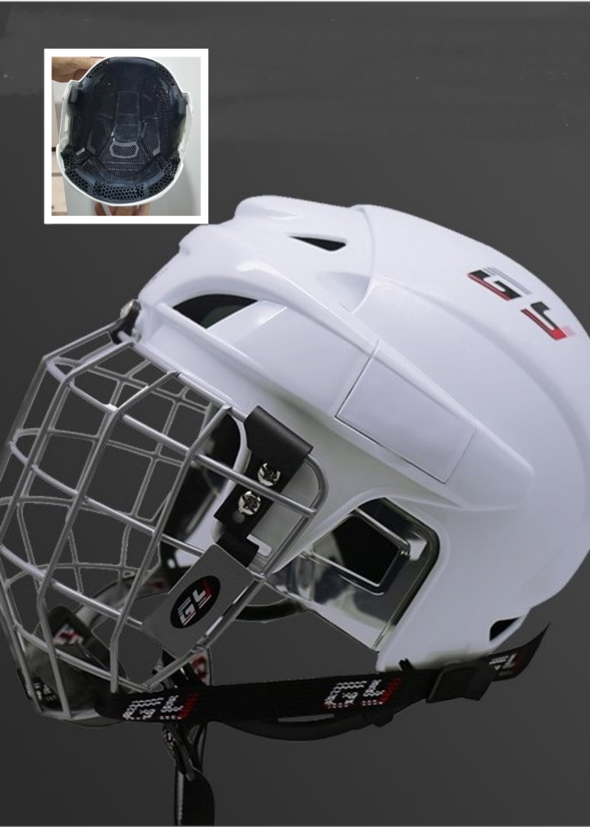 GY Ice Hockey Helmet ၏ ထုတ်ကုန်အသစ်--GY-PH9000D-C2 စီးရီး