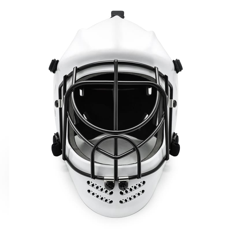 GYSPORTS-ကျွန်ုပ်တို့၏ GY-FM26-C528S Field Hockey Goalie Helmet အသစ်ကို မိတ်ဆက်ပေးခြင်း - အလျှော့မပေးသော အကာအကွယ်အတွက် တည်ဆောက်ထားပါသည်။