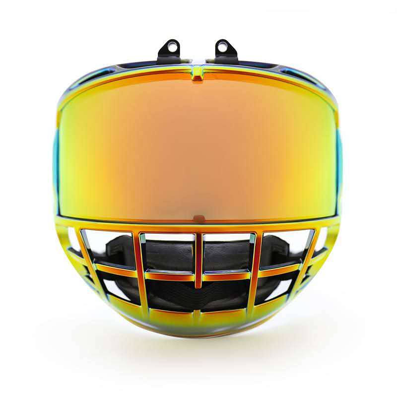 အရည်အသွေးမြင့်ပြီး တာရှည်ခံသည့် Chrome Junior Ice Hockey Cage ကို XS ဖြင့် တရုတ်နိုင်ငံရှိ ကလေးများအတွက်